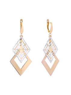 Ювелирные серьги Серебро России