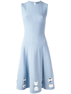 платье в рубчик с бантами Alexander McQueen