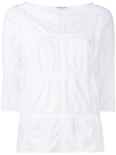 checked effect blouse Lamberto Losani