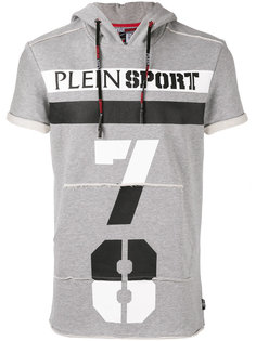 толстовка с принтом тигра и короткими рукавами Plein Sport