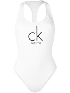 слитный купальник со спинкой-рейсер Calvin Klein