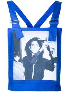 Robert Mapplethorpe photo print dungaree top Raf Simons