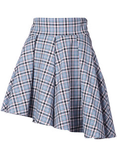 checked asymmetric mini skirt Petersyn