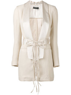 longline belted blazer Twin-Set