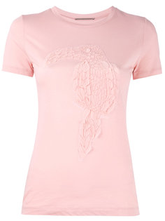 футболка с вышивкой птицы Ermanno Scervino