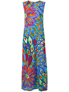 длинное платье с цветочным принтом Aspesi