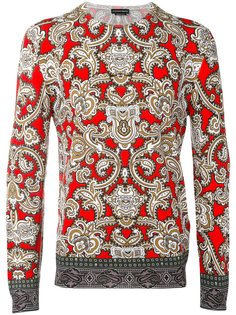 paisley printed sweater Alexander McQueen