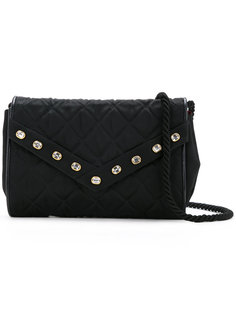 rhine stone v flap bag Chanel Vintage