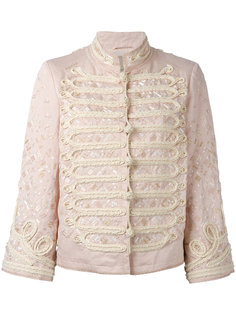 двубортный пиджак с высоким воротом  Ermanno Scervino