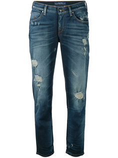 укороченные рваные джинсы Jacob Cohen