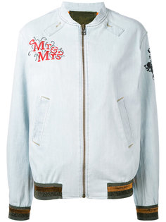 patch detail bomber jacket Mr &amp; Mrs Italy