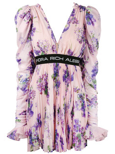платье с цветочным узором Alessandra Rich