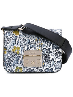 embroidered shoulder bag Furla