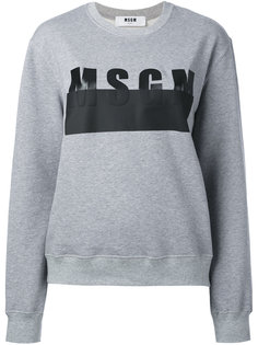 толстовка с принтом-логотипом MSGM