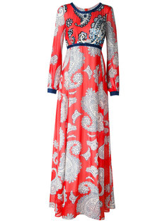 paisley print maxi dress Manoush