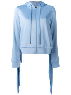 zip knit hoodie Love Moschino