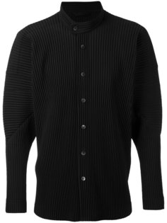high neck ribbed shirt Homme Plissé Issey Miyake