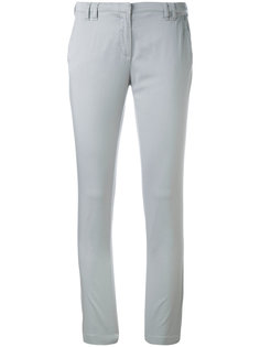 облегающие укороченные брюки Eleventy