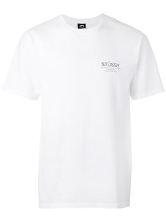 футболка с логотипом  Stussy
