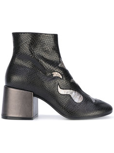 ботинки с панелями металлик Mm6 Maison Margiela