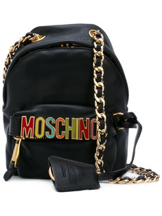 сумка через плечо с бляшкой с логотипом Moschino