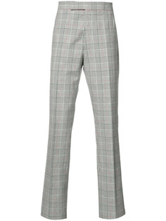 клетчатые брюки Thom Browne