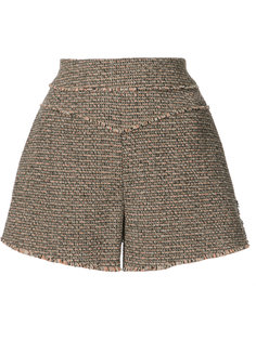 шорты с необработанными краями Chloé