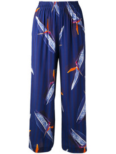 botanical print trousers Cacharel
