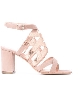 metallic strap sandals Jean-Michel Cazabat