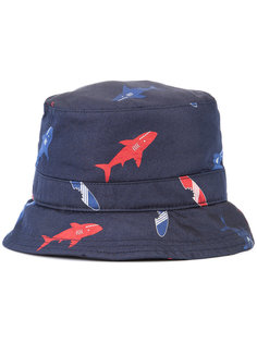shark print bucket hat Thom Browne