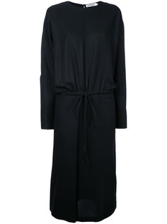 платье с завязками на поясе Jil Sander