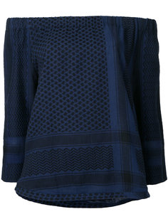 блузка с открытыми плечами  Cecilie Copenhagen