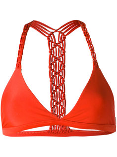 woven racerback bikini Mikoh