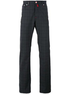 checked chinos Kiton