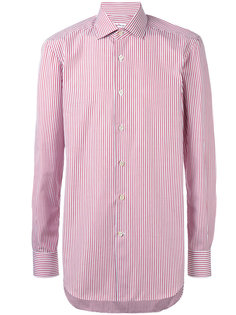 полосатая рубашка Kiton