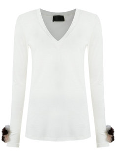 pompom T-shirt Andrea Bogosian