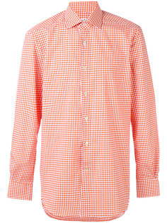 рубашка в клетку Kiton
