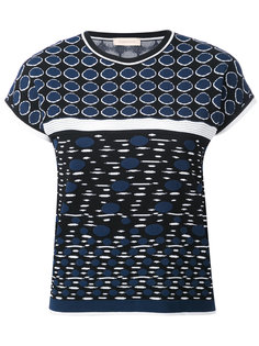 patterned knitted T-shirt Wunderkind