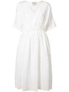 V-neck mid-length dress Sea