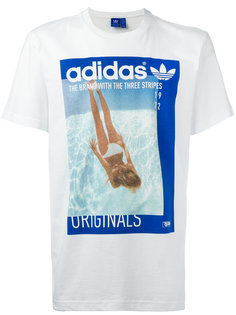 girl print T-shirt Adidas Originals
