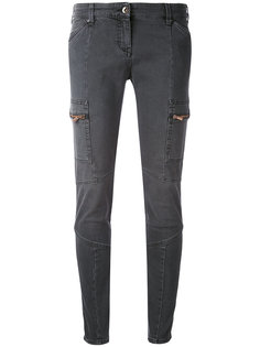 джинсы скинни с панельным дизайном Armani Jeans