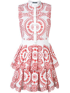 платье с вышивкой Alexander McQueen