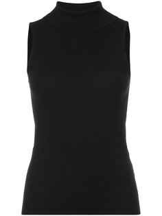 turtleneck knitted tank top Sally Lapointe