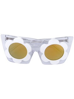 солнцезащитные очки с цветочным дизайном Markus Lupfer
