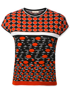 patterned knitted T-shirt Wunderkind