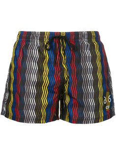 плавательные шорты с зигзагообразным узором Fendi