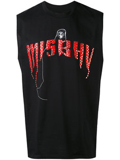 logo printed tank top Misbhv