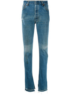 distressed hem flared jeans Re/Done