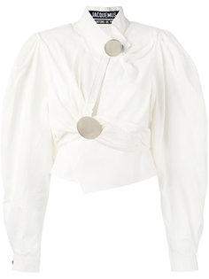 драпированная блузка с длинными рукавами Jacquemus