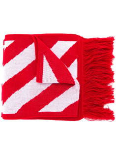 Diagonals and Arrows scarf Off-White